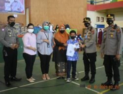 Gebyar Vaksinasi Pada Hari Kedua Yang Diselenggarakan Langsung Oleh Pemda Dan Polri Kabupaten Agam