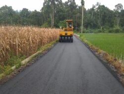 Rekonstruksi Jalan Yang Di kerjakan Langsung Oleh PT.AKBP Sudah Mencapai 98% Finishing