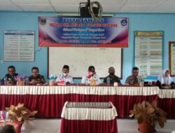 Sertijab Kepala sekolah SMAN 1 Tanjung Mutiara Drs. Nasril dan Drs. Aswandi Dihiasi Dengan Berbalas Pantun