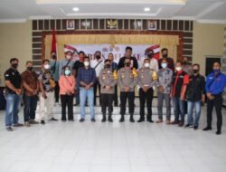 Kapolres Agam Adakan Press Release akhir tahun 2021 Bersama Awak Media