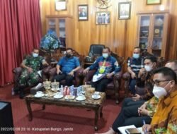 Kasus Covid-19 Meningkat,Bupati Bungo Ikut Rakor Dengan Gubernur Jambi Terkait Penanganan Covid.