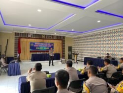 Iptu, Apriman Sural S.H Menjadi Nara Sumber Dalam Pelaksanaan Kegiatan Sosialisasi Tertib Berlalu Lintas