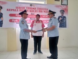 Sertijab Karutan Kelas ll B Maninjau Diakhir Masa Purna Tugas Dibanjiri Dengan Ucapan Selamat