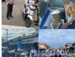 Dalam Rangka Ops Zebra Singgalang 2022 Satlantas Polres Agam Bersama Duta Keselamatan Dan Pocil Berikan Sntuhan Langsung Terhadap Masyarakat