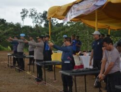 FMD Latihan Olahraga Menembak Lapas dan Polres Agam, Tumbuhkan Rasa Percaya Diri Personil