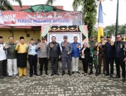 Gelar Apel Besar, Bupati Bungo Bersama BNNP Jambi Teken Deklarasi Perang Lawan Narkoba.