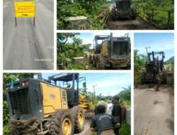 Masyarakat Sambut Secara Baik Bantuan Perbaikan Jembatan Dari Pihak Manajemen P.T. Mutiara Agam