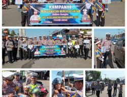 Kampanye Keselamatan Berlalu Lintas, Dalam Rangka Ops Singgalang 2023 Bersama Satlantas Polres Kabupaten Agam