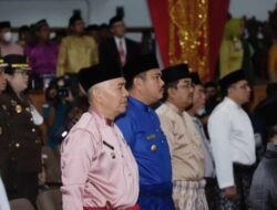 Di Dampingi Sekda, Bupati Bungo H. Mashuri Hadiri Hut Provinsi Jambi Ke-66