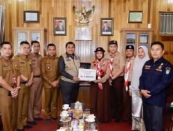 Wakili Bungo Ikut Jambore Dunia di Korsel, Ini Pesan Bupati Mashuri Pada Deza Shaka Najibatunnisa.