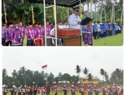 Rio Hasan Pimpin Upacara Hut Ri ke 78 di Tanah Periuk, Sematkan Pesan Bersinergi Kemerdekaan.