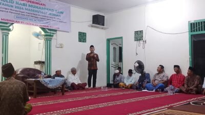 H Dedy Putra Hadiri Undangan Peringatan Maulid Nabi Muhammad SAW Di Sungai Kerjan