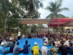 Masyarakat Dusun Sungai Gambir Sambut Misi Perubahan Dedy-Dayat