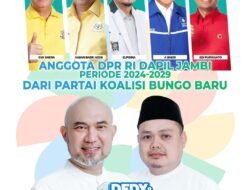 5 Dari 8 Anggota DPR RI Dapil Jambi Dilantik Berada di Koalisi Dedy-Dayat