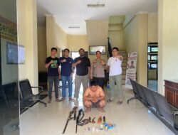 Polsek Bathin ll Pelayang Berhasil Mengamankan Satu Orang Pria  Di Duga Menggunakan Senjata Api Dan Sajam