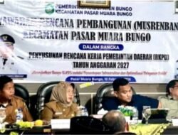 Dalam Rangka Penyusunan Rencana Kerja Pemerintah Daerah (RKPD) Ketua DPRD Hadiri Musrenbang Tingkat Kecamatan Pasar Bungo
