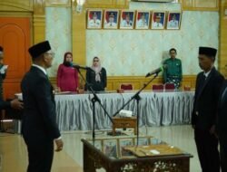 Pelantikan Direktur Perseroda Serumpun Pseko Kabupaten Sarolangun Dipimpin Lansung H Hurmin