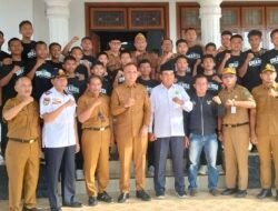 H. Hurmin Lepas Keberangkatan Kontingen Liga Pelajar Tingkat Provinsi Jambi