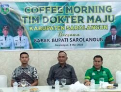 Bupati Sarolangun Gelar Coffe Morning Bersama Tim Dokter Maju