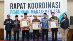 Pemkab Bungo Terima Piagam Penghargaan Manajemen Talenta Dari BKN