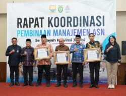 Pemkab Bungo Terima Piagam Penghargaan Manajemen Talenta Dari BKN