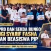 Ketua DPRD dan Sekda Bungo Dampingi Syarif Fasha Serahkan Beasiswa PIP kepada Siswa Kurang Mampu